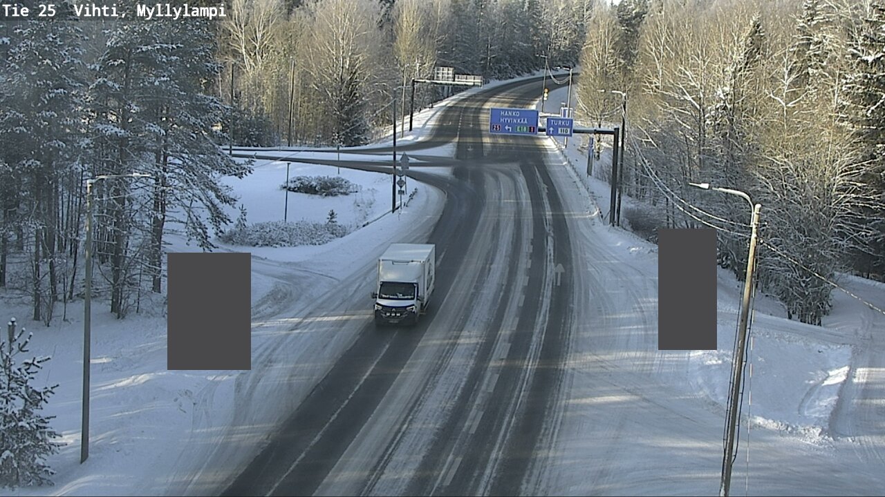 Weather Camera Image Road 25 Lohja Myllylampi, Lohja, Uusimaa