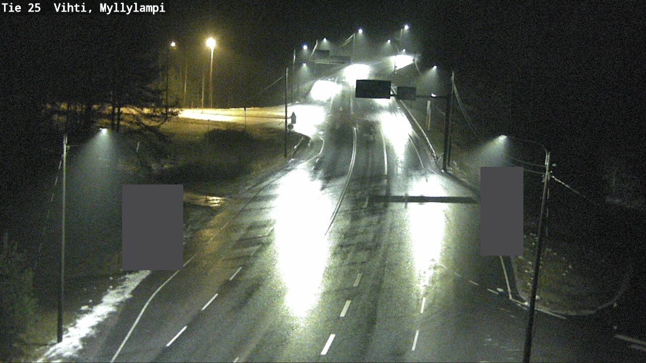 Weather Camera Image Väg 25 Lojo Myllylampi, Lohja, Uusimaa