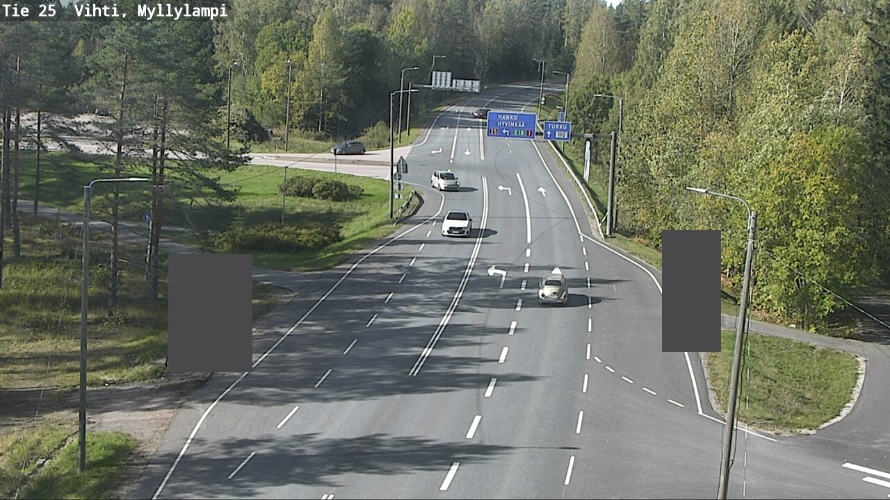 Weather Camera Image Road 25 Lohja Myllylampi, Lohja, Uusimaa