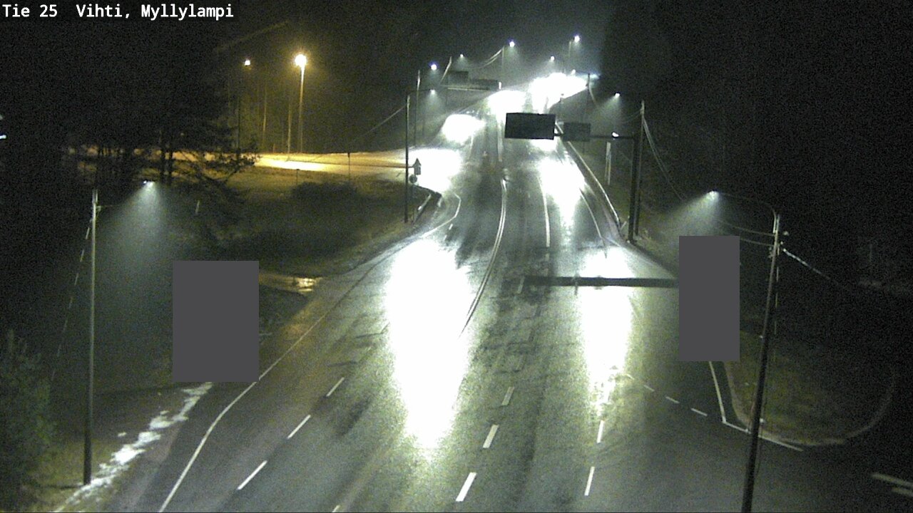 Weather Camera Image Väg 25 Lojo Myllylampi, Lohja, Uusimaa