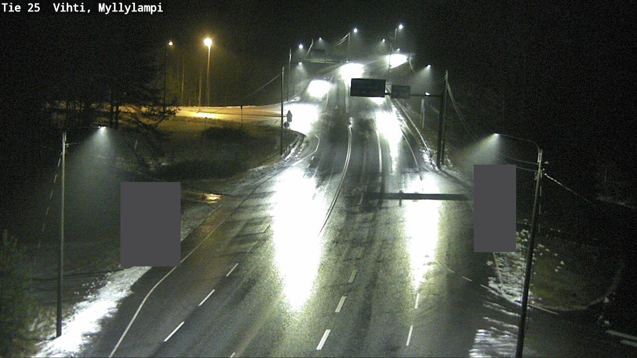 Weather Camera Image Väg 25 Lojo Myllylampi, Lohja, Uusimaa