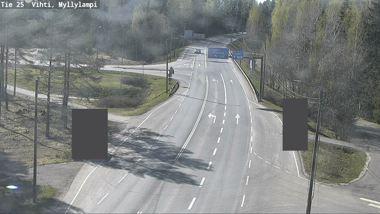 Kelikamerat Kuva Tie 25 Lohja Myllylampi, Lohja, Uusimaa