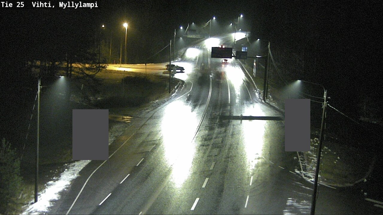 Weather Camera Image Väg 25 Lojo Myllylampi, Lohja, Uusimaa