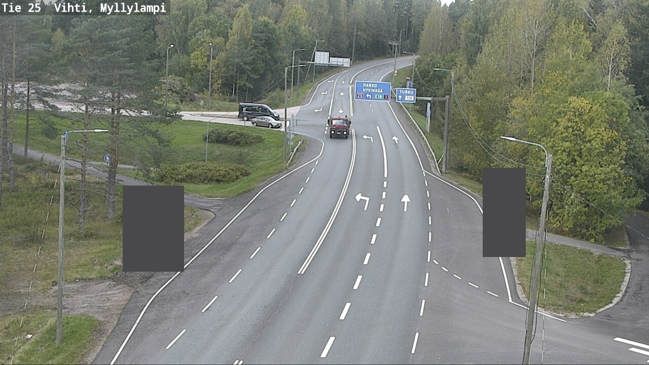 Weather Camera Image Road 25 Lohja Myllylampi, Lohja, Uusimaa