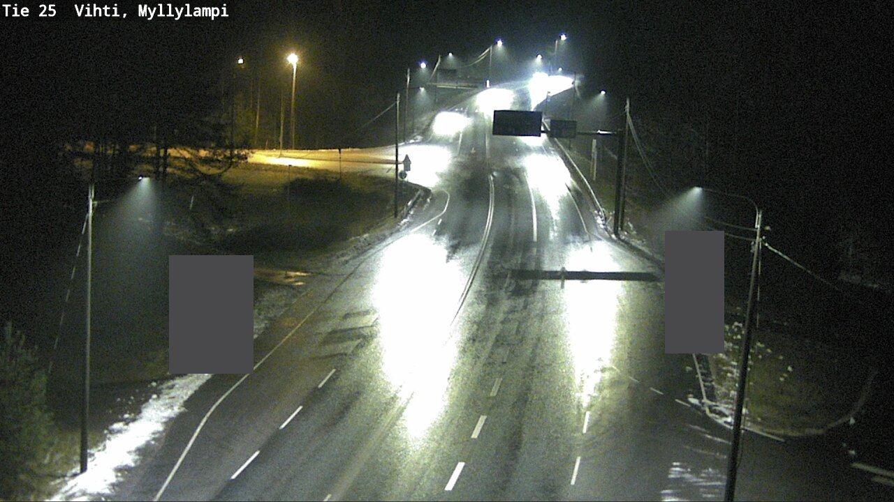 Weather Camera Image Väg 25 Lojo Myllylampi, Lohja, Uusimaa