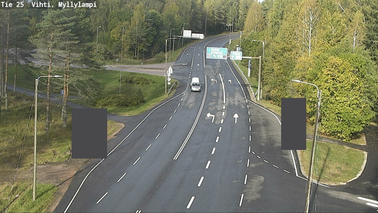 Weather Camera Image Road 25 Lohja Myllylampi, Lohja, Uusimaa