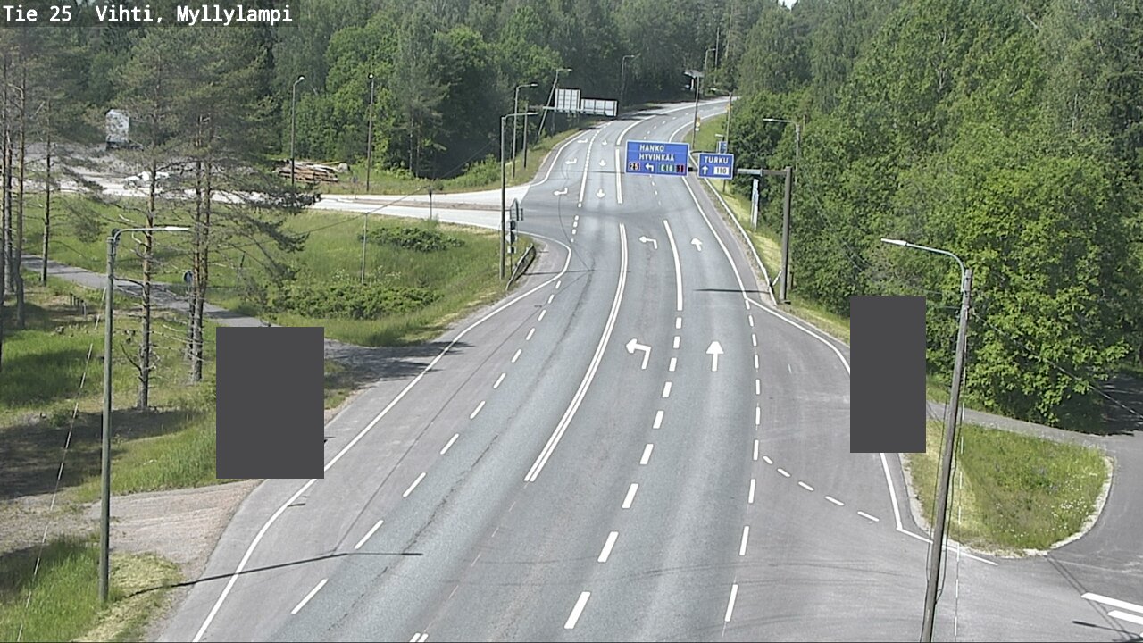 Kelikamerat Kuva Tie 25 Lohja Myllylampi, Lohja, Uusimaa