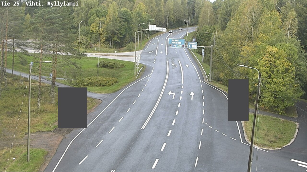 Weather Camera Image Road 25 Lohja Myllylampi, Lohja, Uusimaa