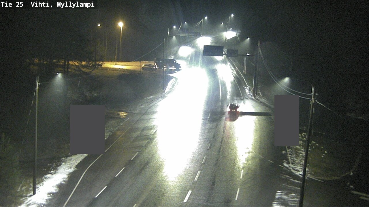 Weather Camera Image Väg 25 Lojo Myllylampi, Lohja, Uusimaa