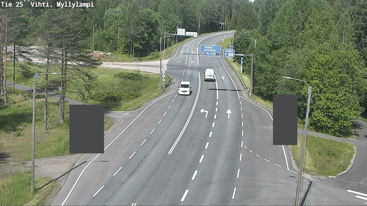 Kelikamerat Kuva Tie 25 Lohja Myllylampi, Lohja, Uusimaa