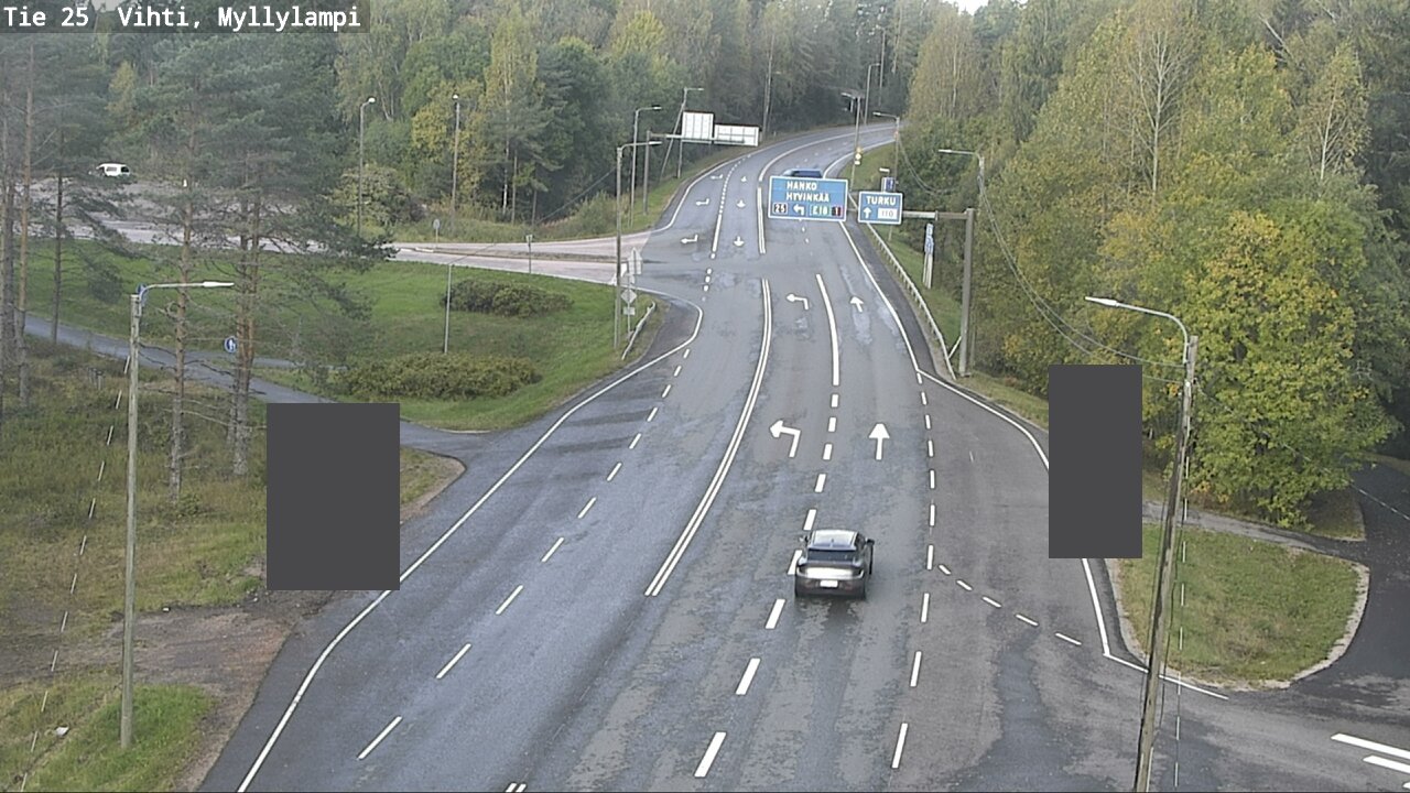 Weather Camera Image Road 25 Lohja Myllylampi, Lohja, Uusimaa