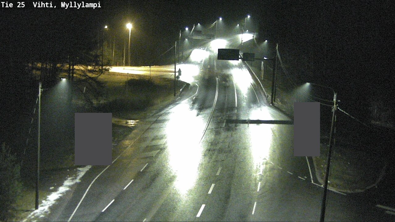 Weather Camera Image Väg 25 Lojo Myllylampi, Lohja, Uusimaa