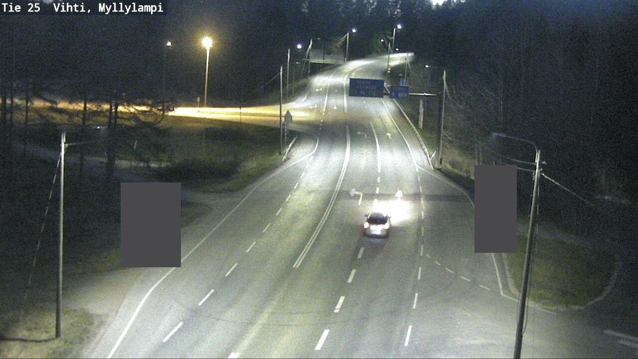 Weather Camera Image Väg 25 Lojo Myllylampi, Lohja, Uusimaa