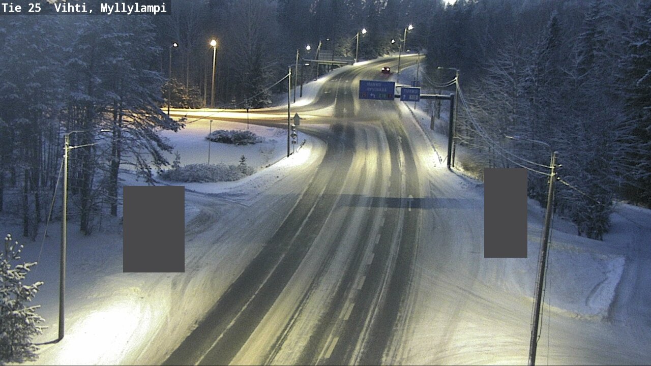 Weather Camera Image Road 25 Lohja Myllylampi, Lohja, Uusimaa