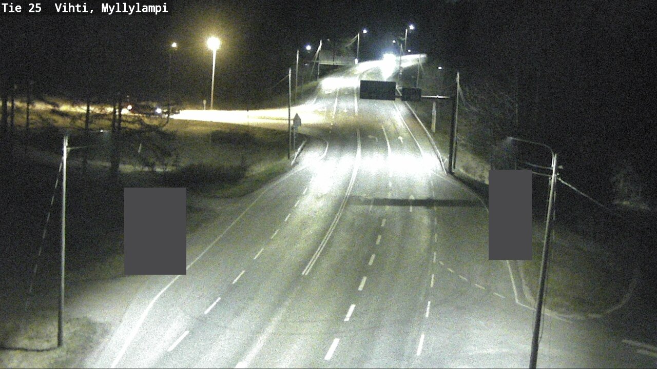 Weather Camera Image Väg 25 Lojo Myllylampi, Lohja, Uusimaa