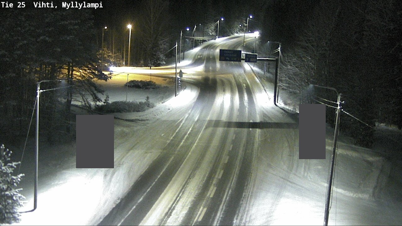 Weather Camera Image Road 25 Lohja Myllylampi, Lohja, Uusimaa