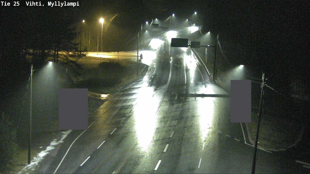 Weather Camera Image Väg 25 Lojo Myllylampi, Lohja, Uusimaa