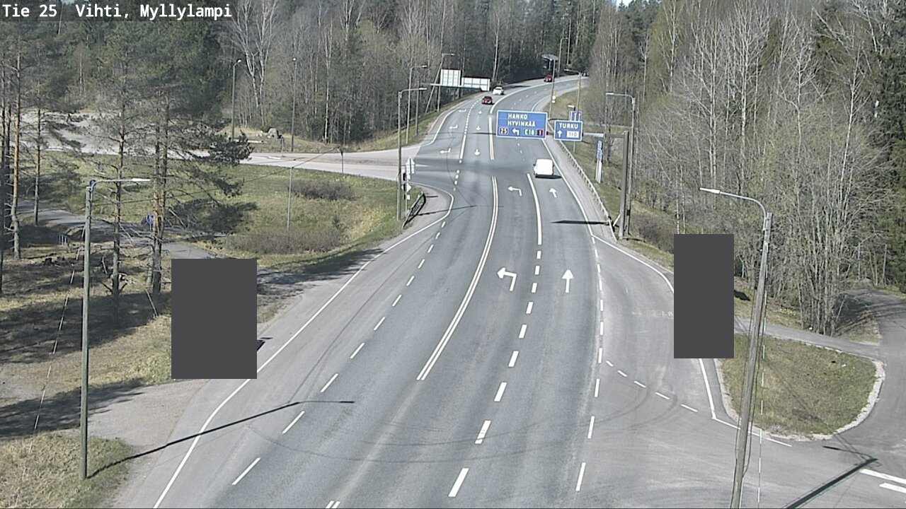 Kelikamerat Kuva Tie 25 Lohja Myllylampi, Lohja, Uusimaa