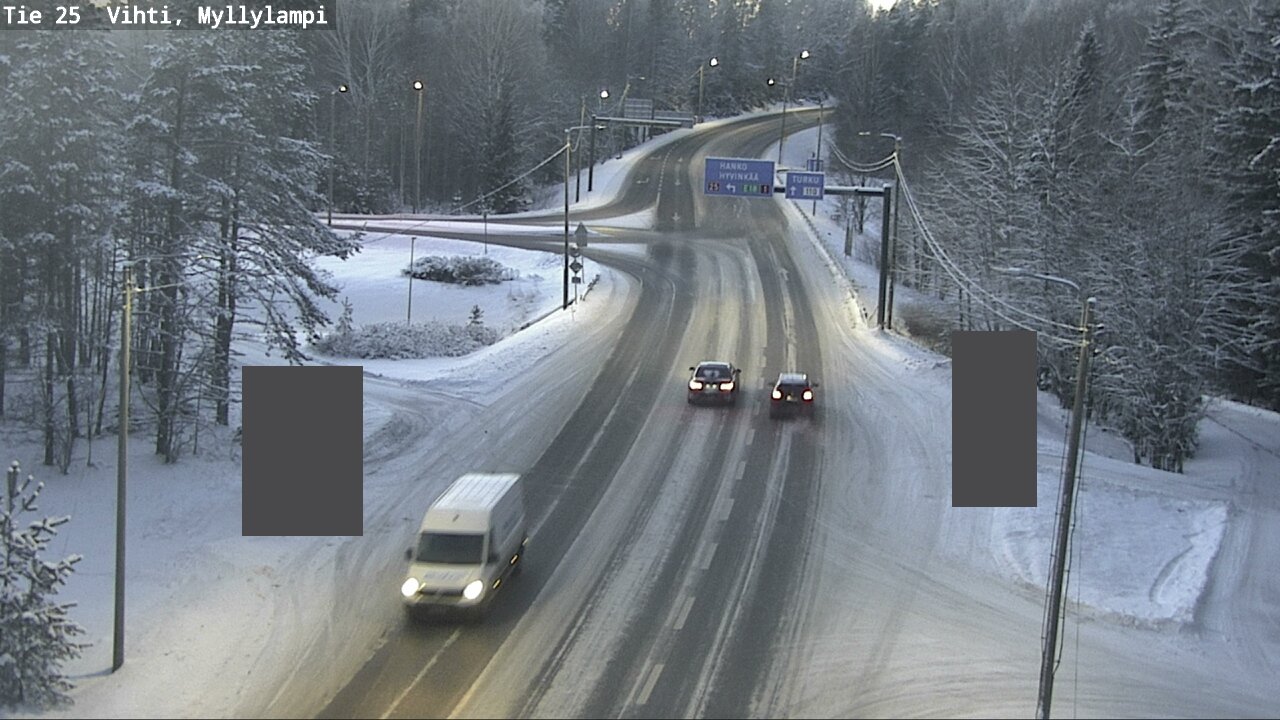 Weather Camera Image Road 25 Lohja Myllylampi, Lohja, Uusimaa