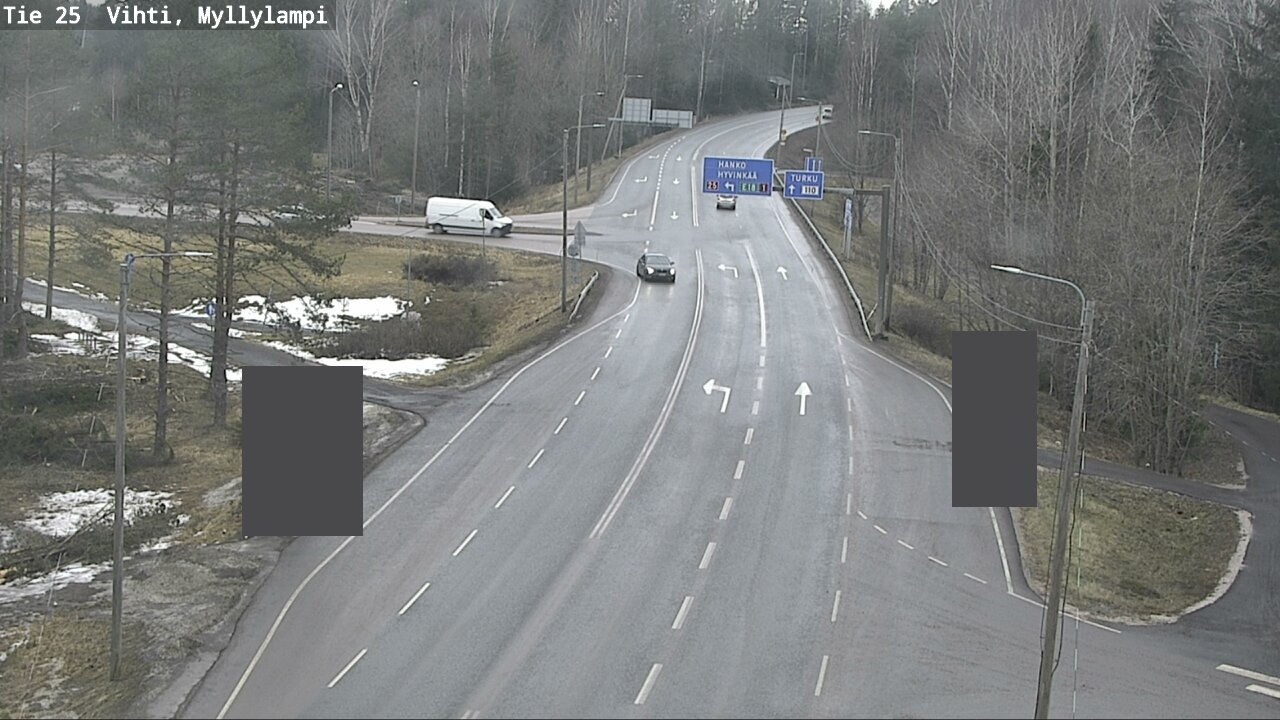 Weather Camera Image Road 25 Lohja Myllylampi, Lohja, Uusimaa
