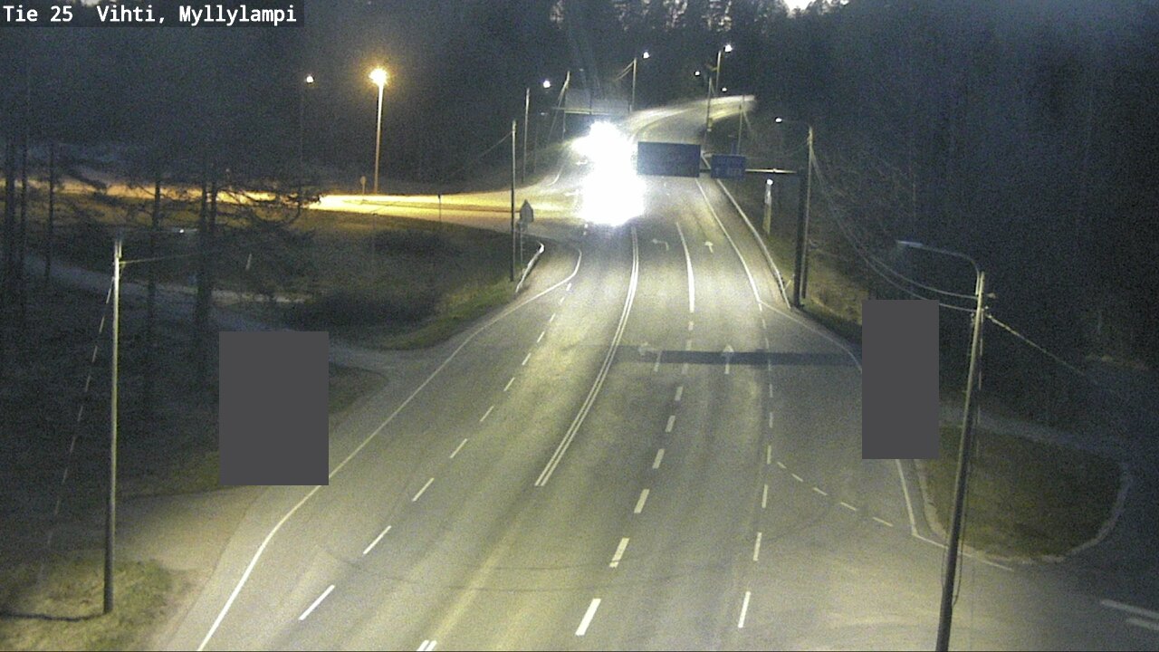Weather Camera Image Väg 25 Lojo Myllylampi, Lohja, Uusimaa