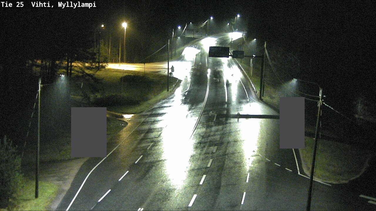 Weather Camera Image Väg 25 Lojo Myllylampi, Lohja, Uusimaa