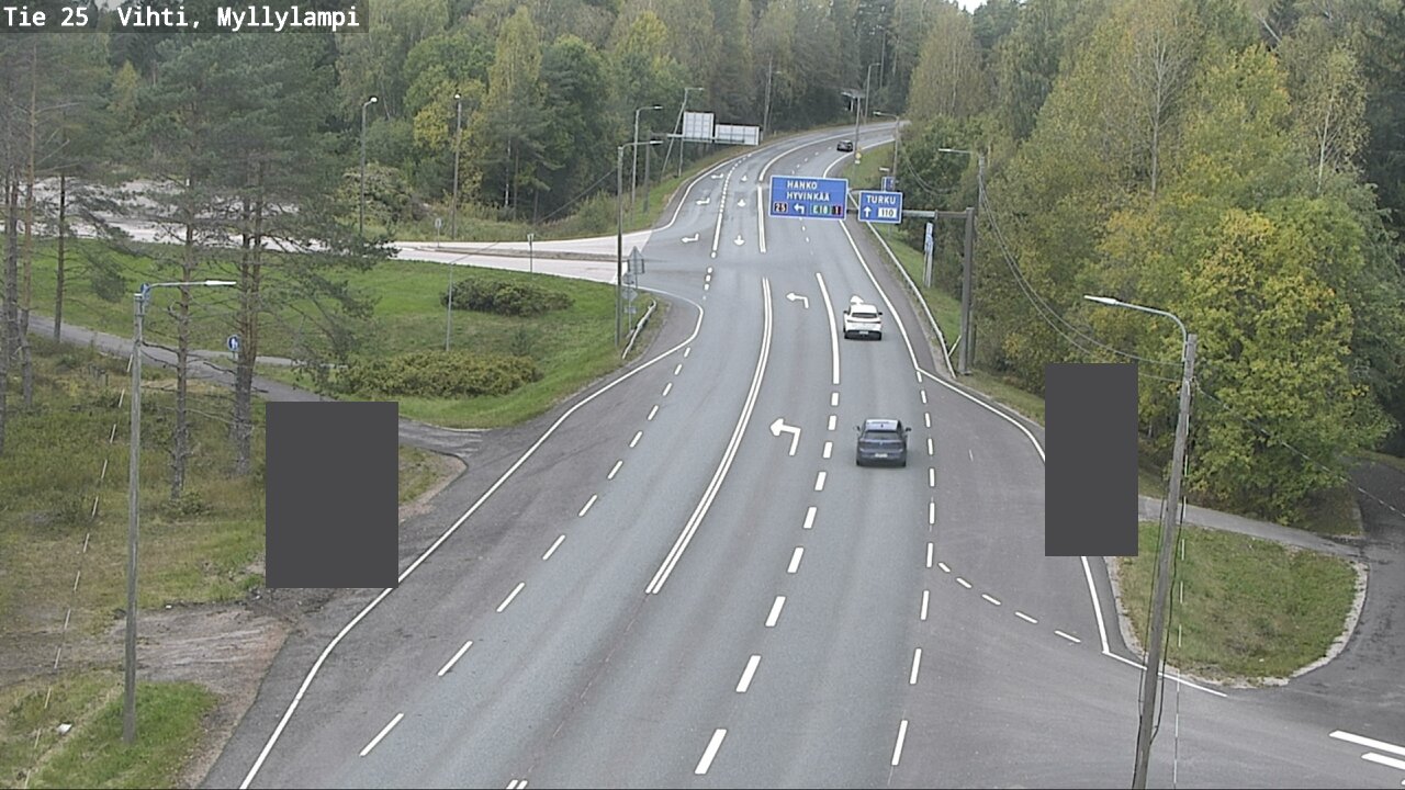 Weather Camera Image Road 25 Lohja Myllylampi, Lohja, Uusimaa