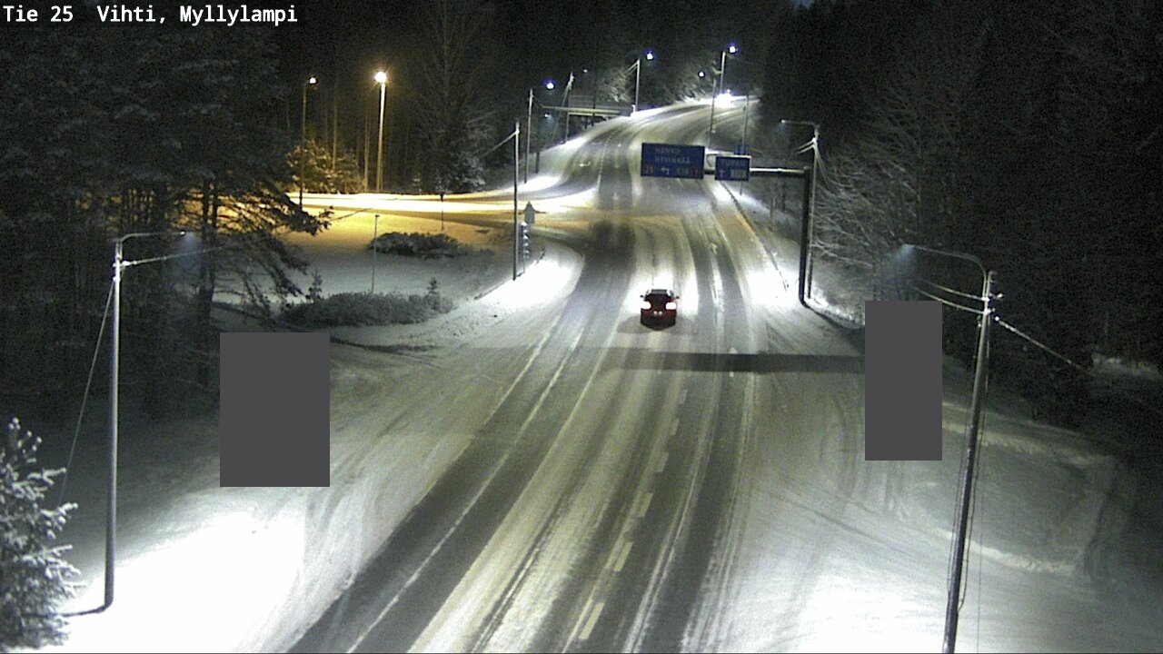 Weather Camera Image Road 25 Lohja Myllylampi, Lohja, Uusimaa