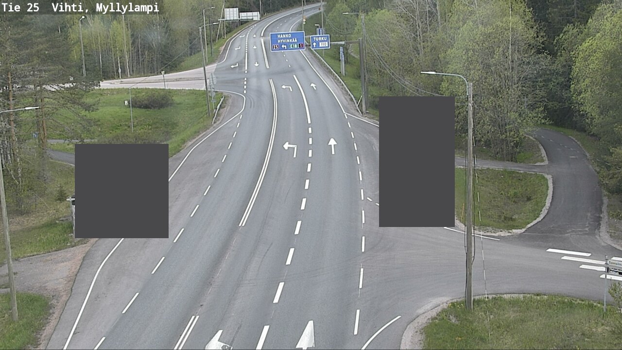 Weather Camera Image Road 25 Lohja Myllylampi, Lohja, Uusimaa