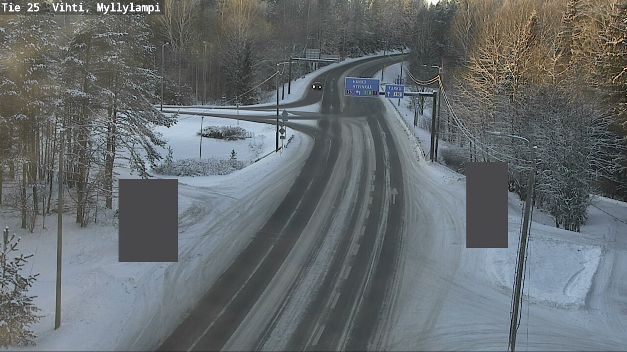 Weather Camera Image Road 25 Lohja Myllylampi, Lohja, Uusimaa