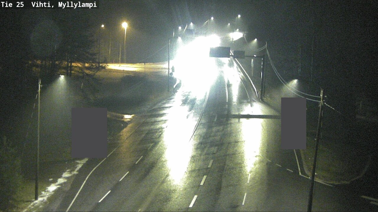 Weather Camera Image Väg 25 Lojo Myllylampi, Lohja, Uusimaa