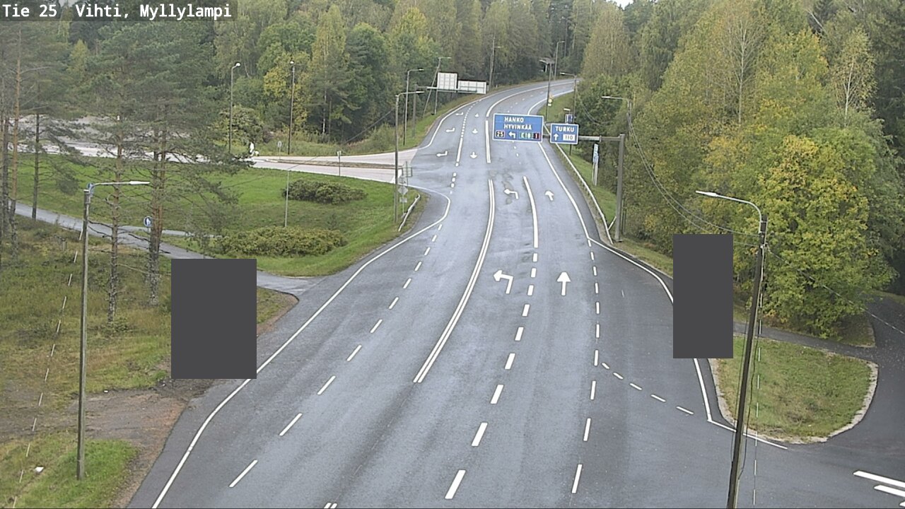 Weather Camera Image Road 25 Lohja Myllylampi, Lohja, Uusimaa