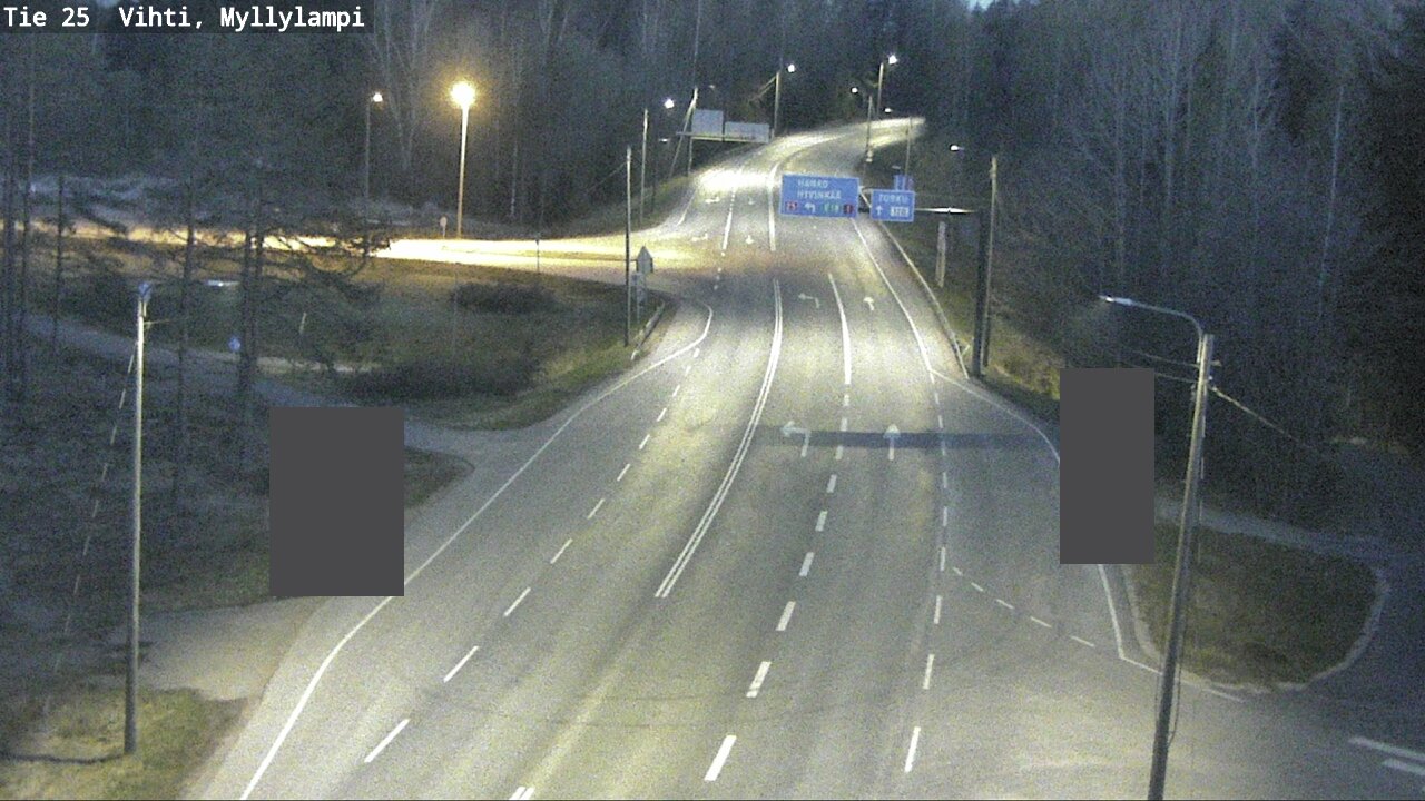 Weather Camera Image Road 25 Lohja Myllylampi, Lohja, Uusimaa