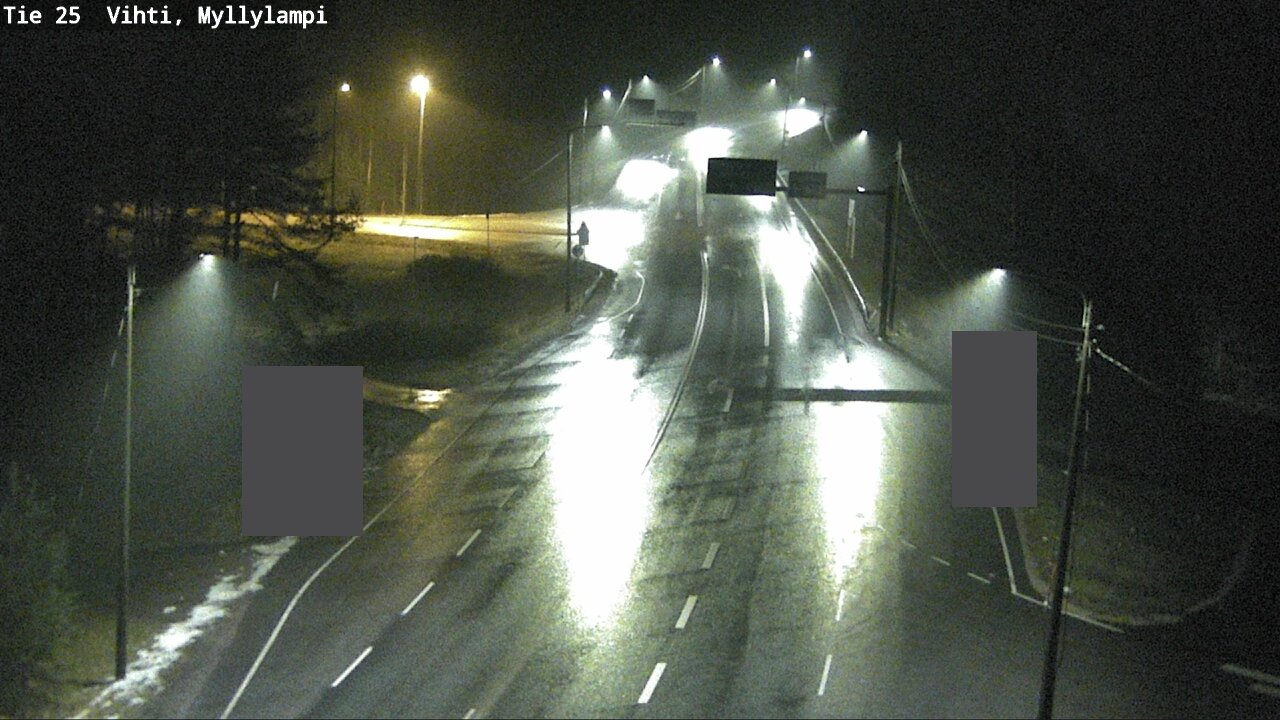 Weather Camera Image Väg 25 Lojo Myllylampi, Lohja, Uusimaa