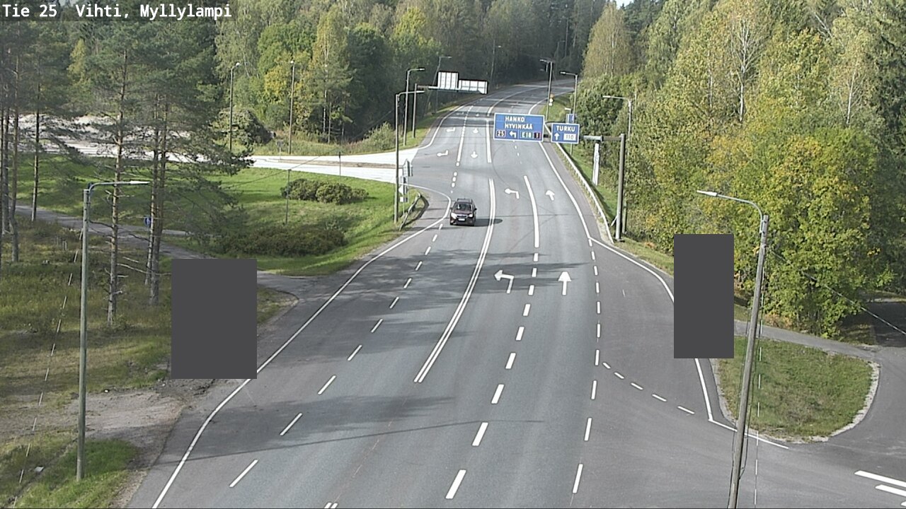 Weather Camera Image Road 25 Lohja Myllylampi, Lohja, Uusimaa
