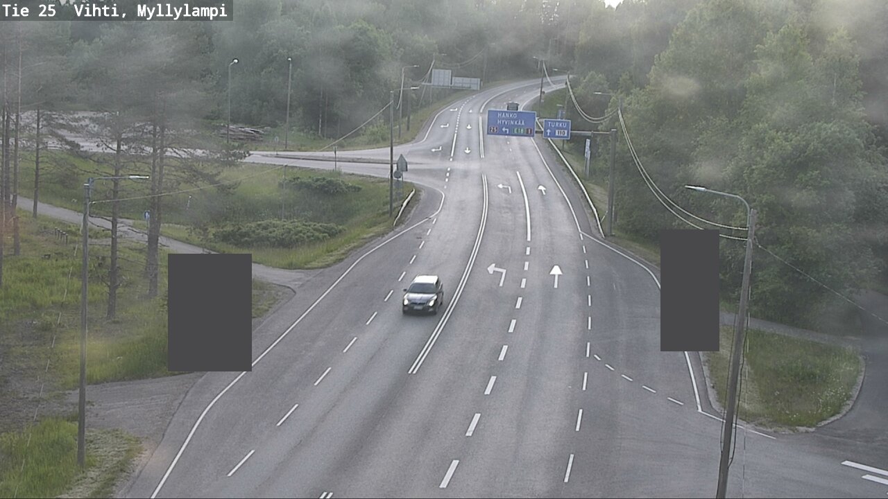 Kelikamerat Kuva Tie 25 Lohja Myllylampi, Lohja, Uusimaa