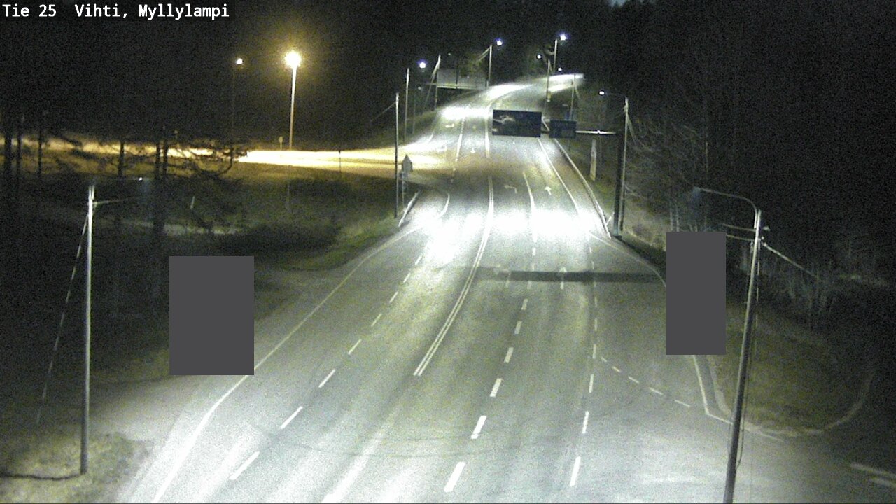 Weather Camera Image Väg 25 Lojo Myllylampi, Lohja, Uusimaa
