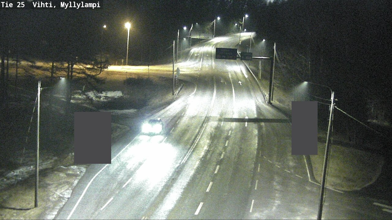 Weather Camera Image Väg 25 Lojo Myllylampi, Lohja, Uusimaa