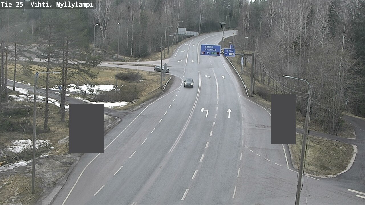 Weather Camera Image Road 25 Lohja Myllylampi, Lohja, Uusimaa