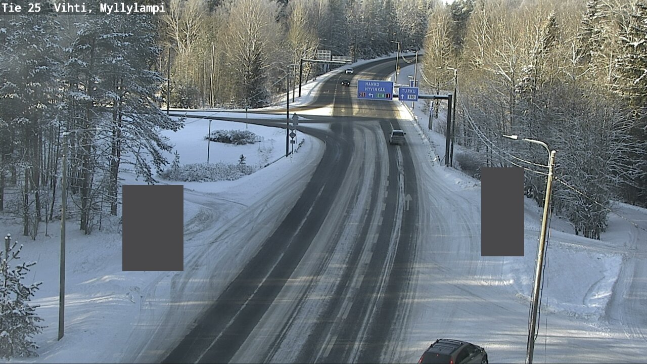 Weather Camera Image Road 25 Lohja Myllylampi, Lohja, Uusimaa