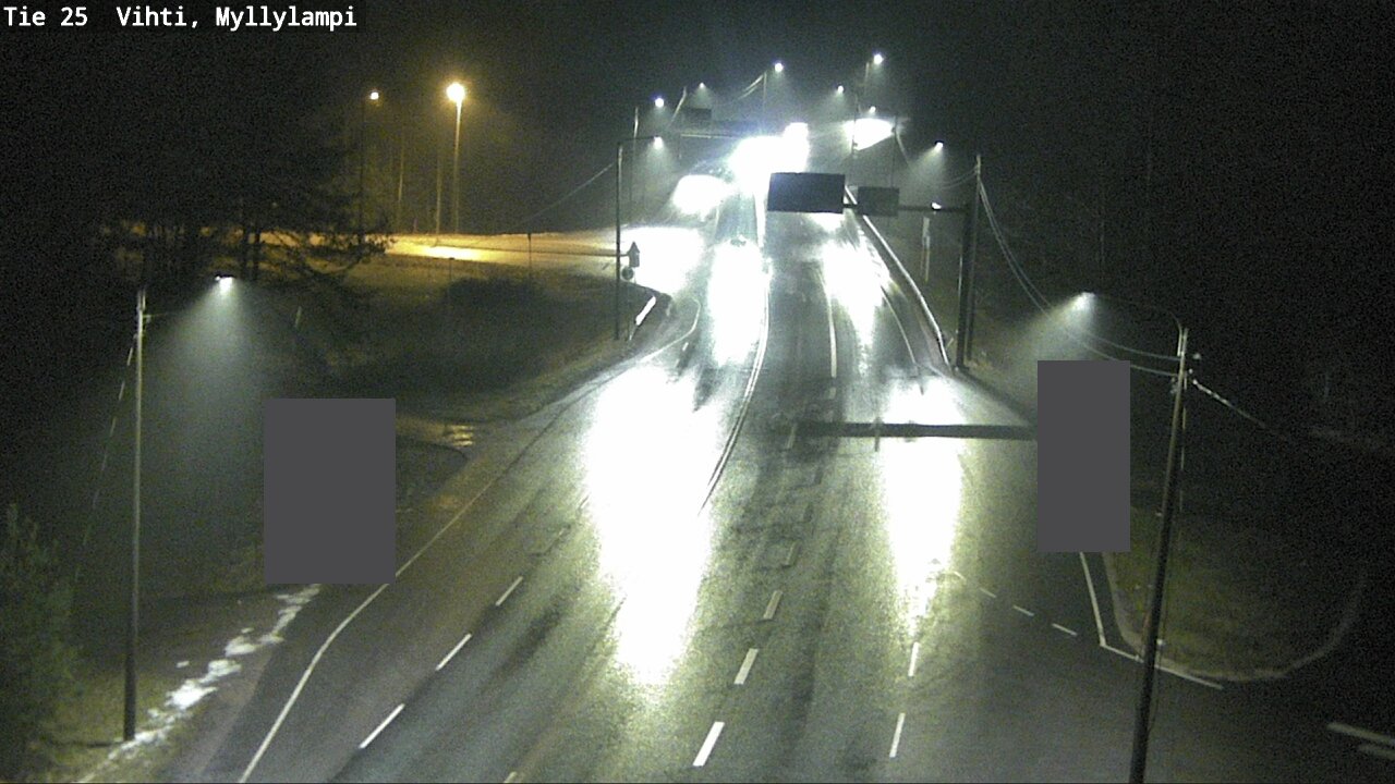 Weather Camera Image Väg 25 Lojo Myllylampi, Lohja, Uusimaa