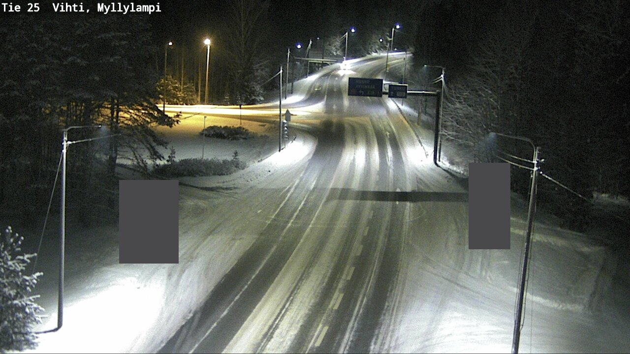 Weather Camera Image Road 25 Lohja Myllylampi, Lohja, Uusimaa
