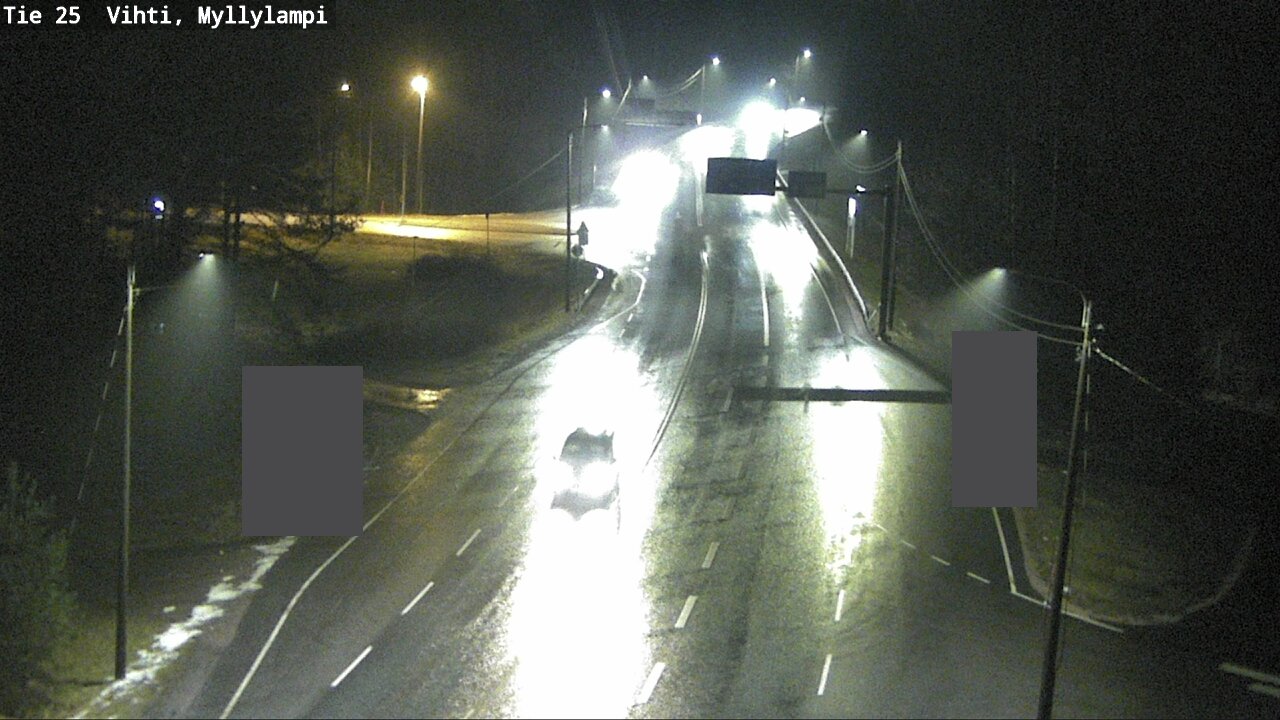 Weather Camera Image Väg 25 Lojo Myllylampi, Lohja, Uusimaa