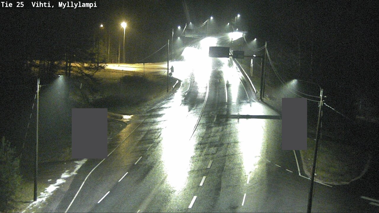 Weather Camera Image Väg 25 Lojo Myllylampi, Lohja, Uusimaa