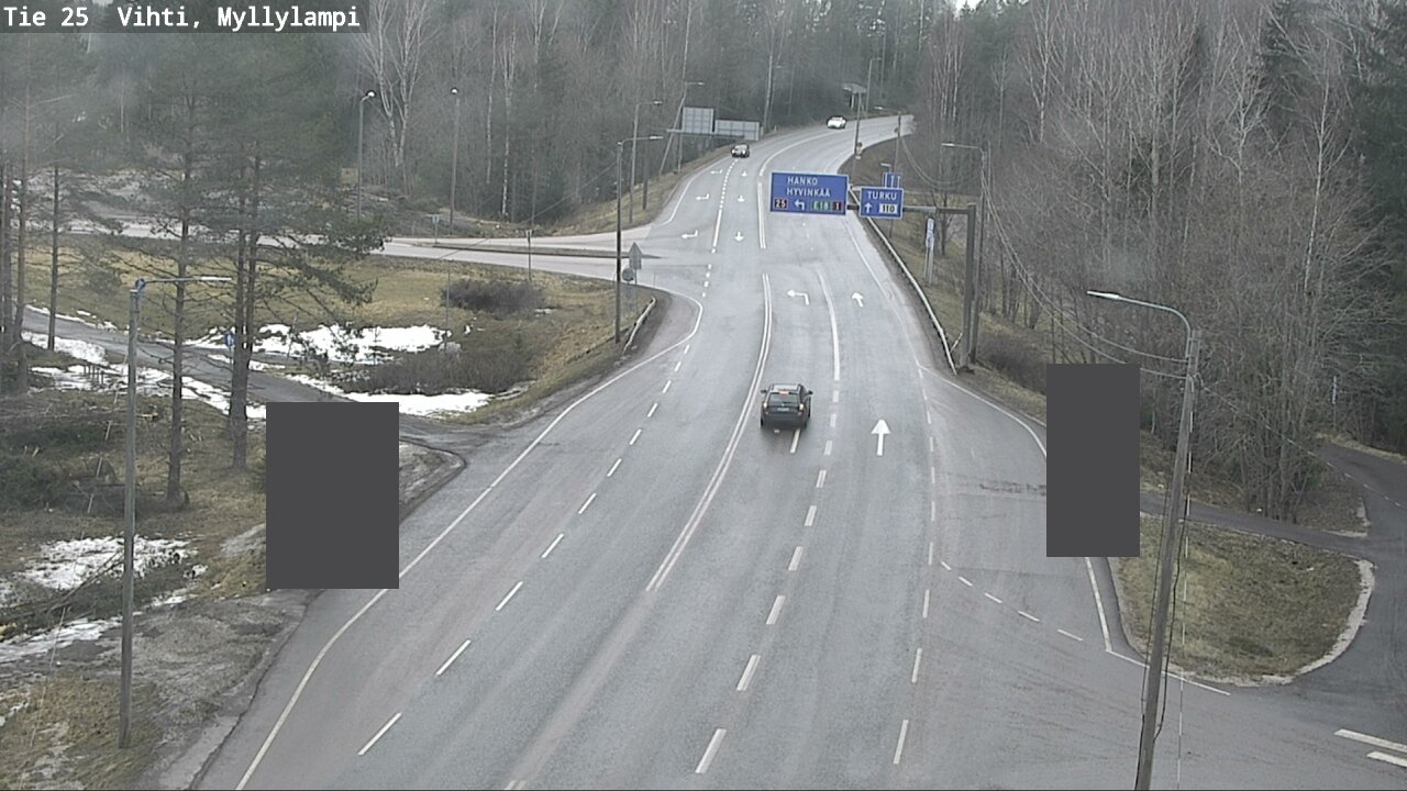 Weather Camera Image Road 25 Lohja Myllylampi, Lohja, Uusimaa