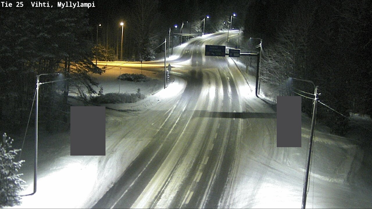 Weather Camera Image Road 25 Lohja Myllylampi, Lohja, Uusimaa