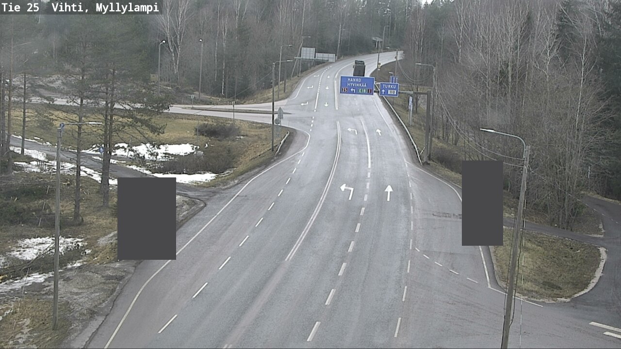 Weather Camera Image Road 25 Lohja Myllylampi, Lohja, Uusimaa