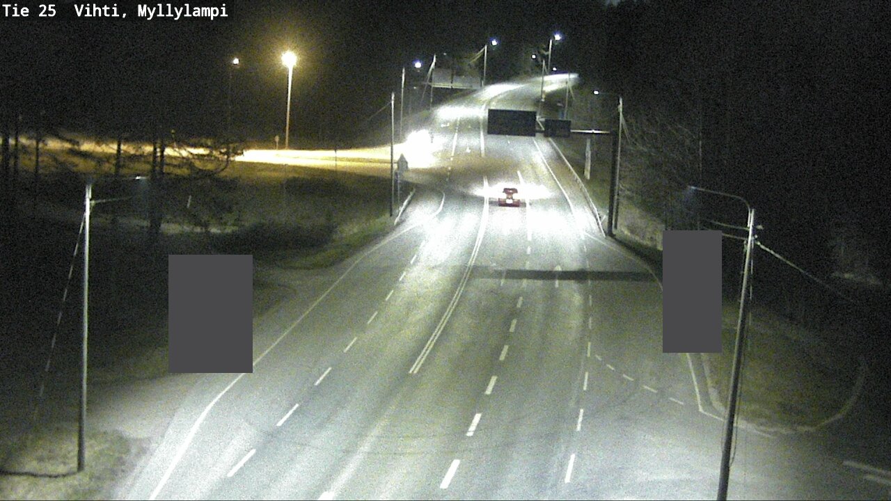 Weather Camera Image Väg 25 Lojo Myllylampi, Lohja, Uusimaa