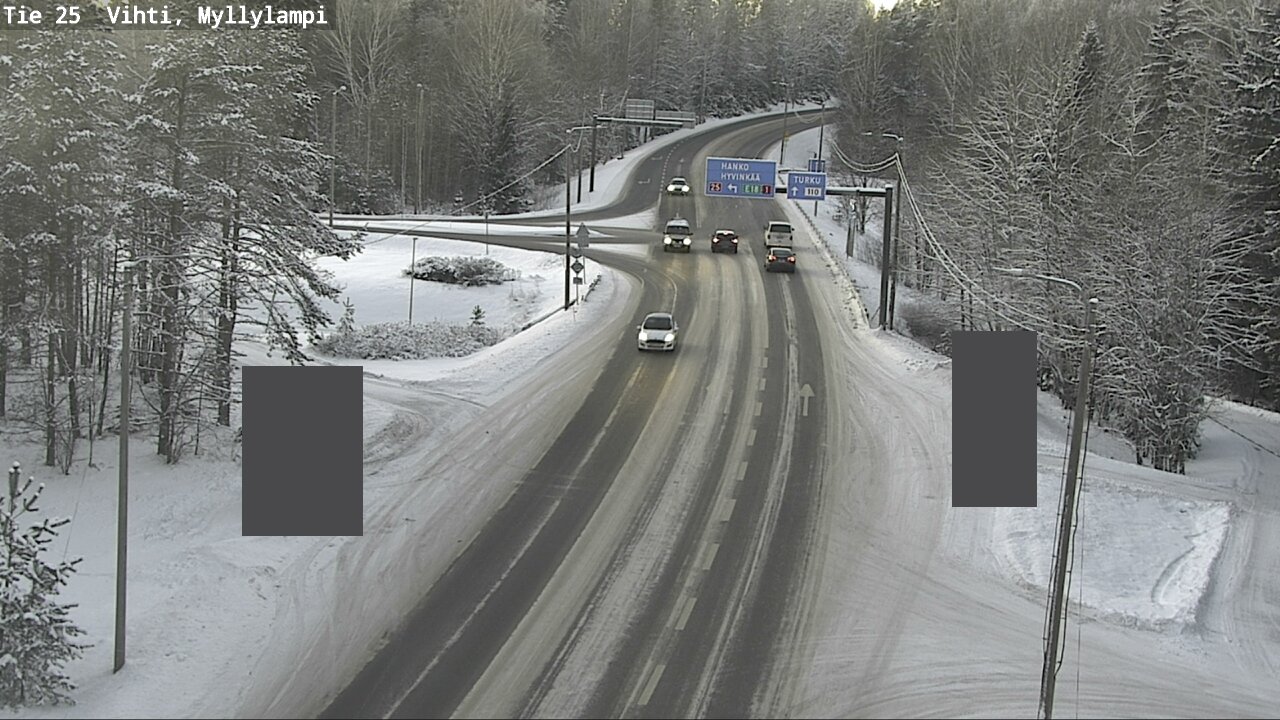Weather Camera Image Road 25 Lohja Myllylampi, Lohja, Uusimaa