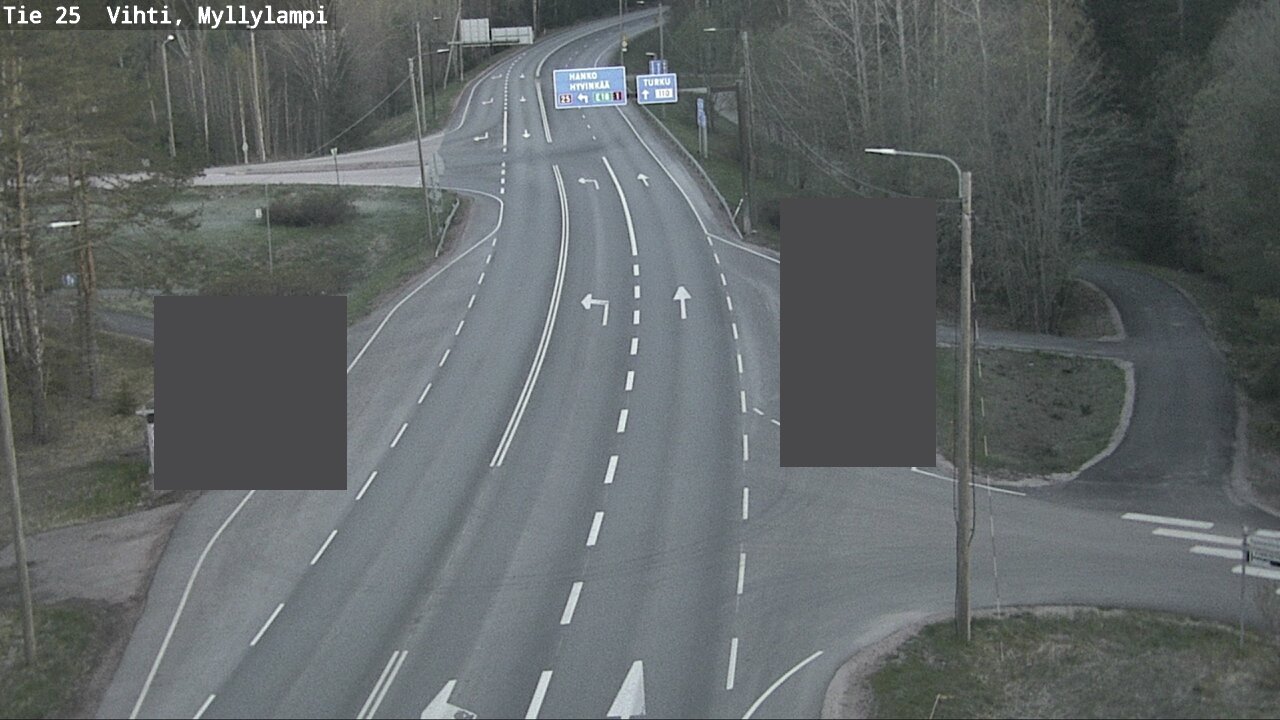 Weather Camera Image Road 25 Lohja Myllylampi, Lohja, Uusimaa